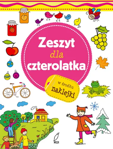 Okładka: Zeszyty mądrego malucha. Zeszyt dla czterolatka