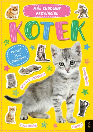 Okładka: Mój cudowny przyjaciel. Kotek
